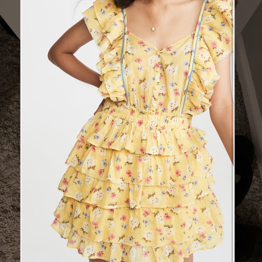 LOVESHACKFANCY Phyllis dress size M